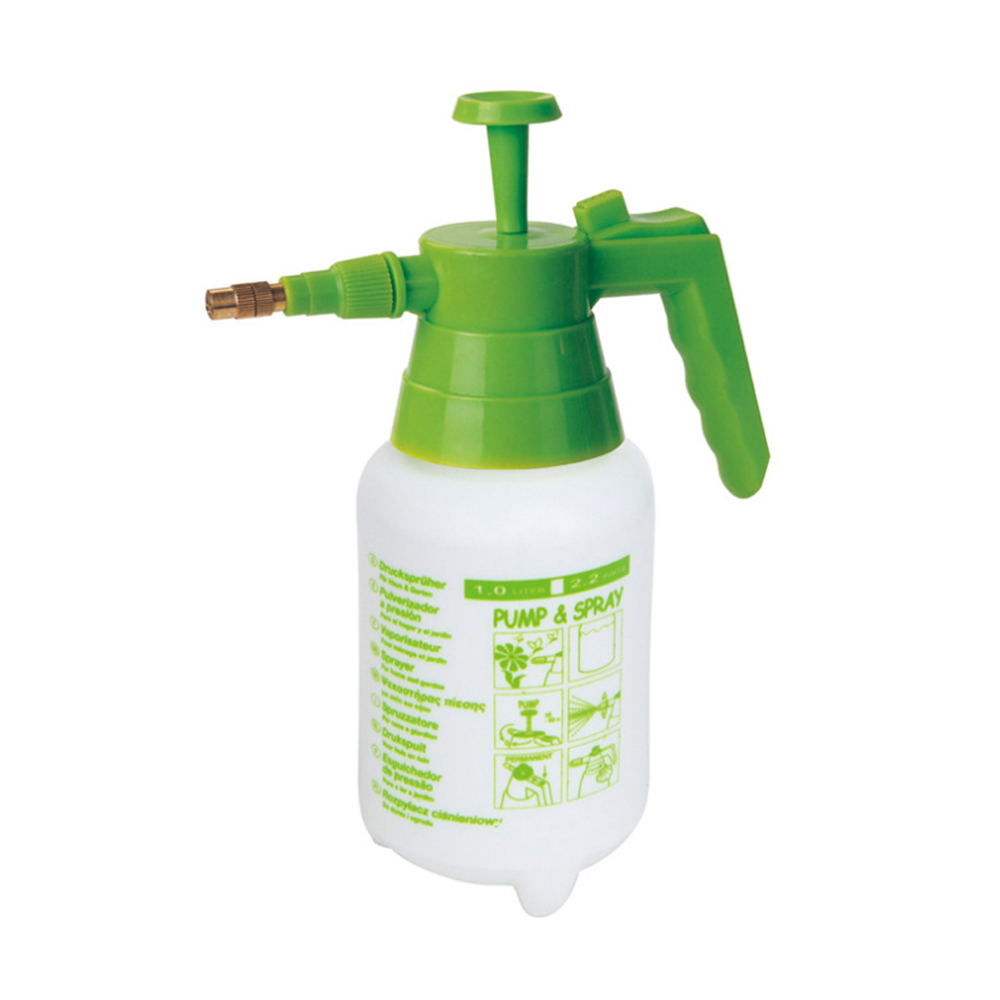 Seesa 1L hand pressure pump atomizer plastic garden water mist pesticide disinfection sprayer