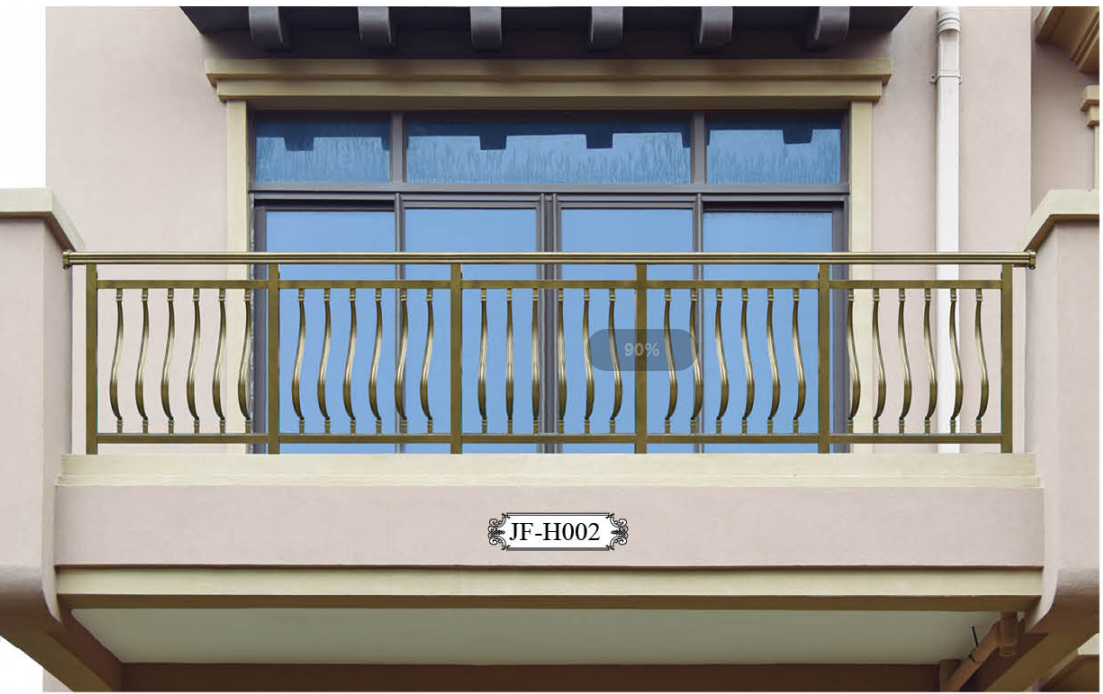 Aluminum balcony gaurdrial