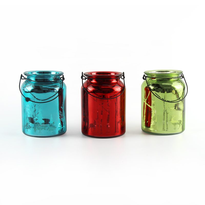 glass candleholder