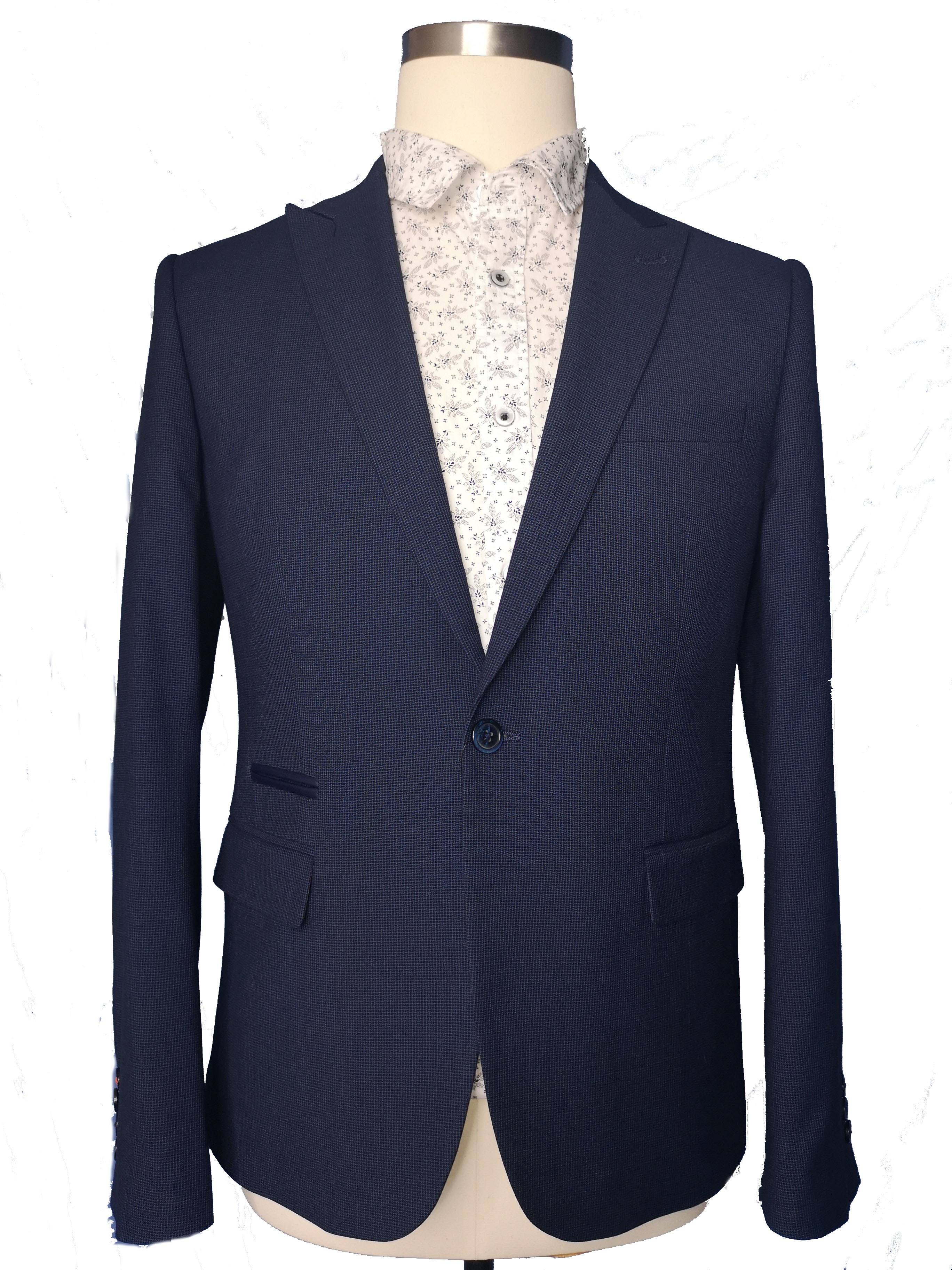 Navy Slim Fit Men’s Suits Jacket