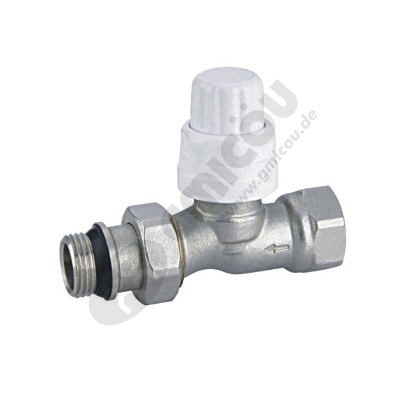 Straight automatic thermostatic valve with female thread