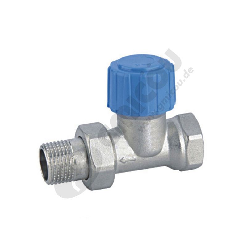 Straight automatic thermostatic valve with female thread
