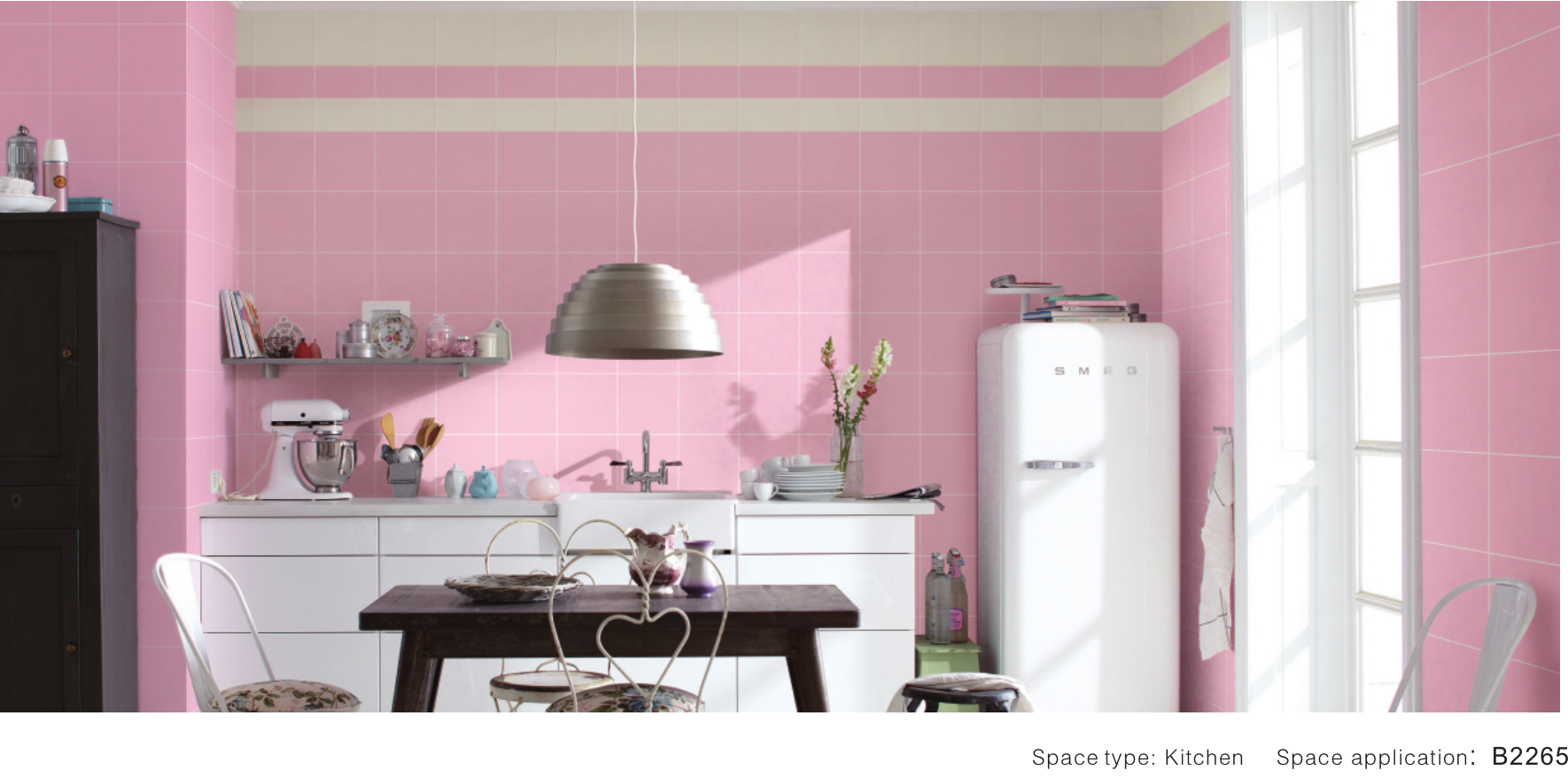 Interior wall tile