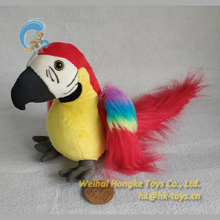 Stuffed Bird, Parrot / Perroquet, XH00234B1