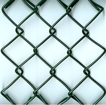 Galvanized/PVC coated home garden chain link wire mesh fence