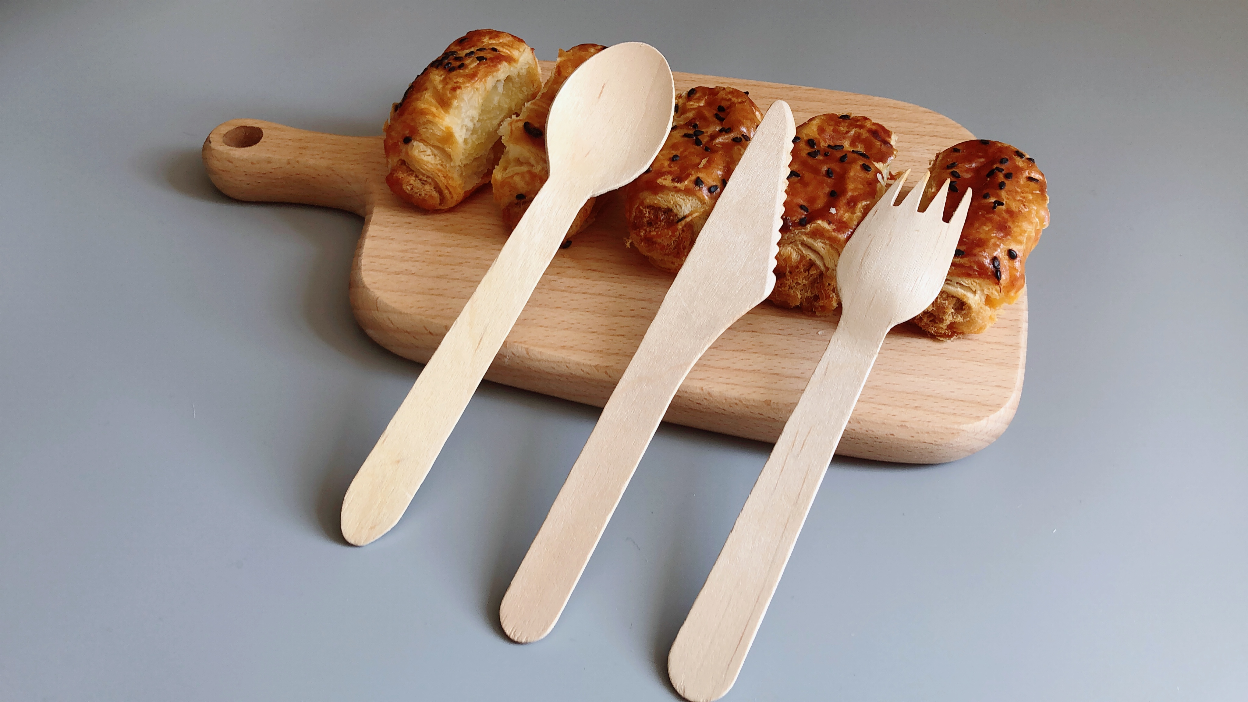 Wooden tableware-knife