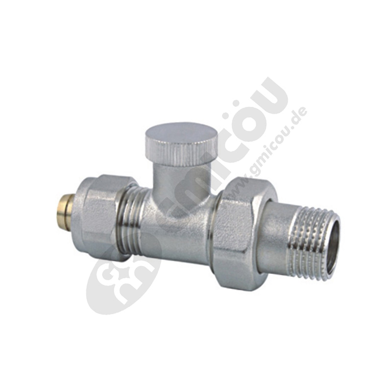 Straight backwater heating valve with Sliding connector