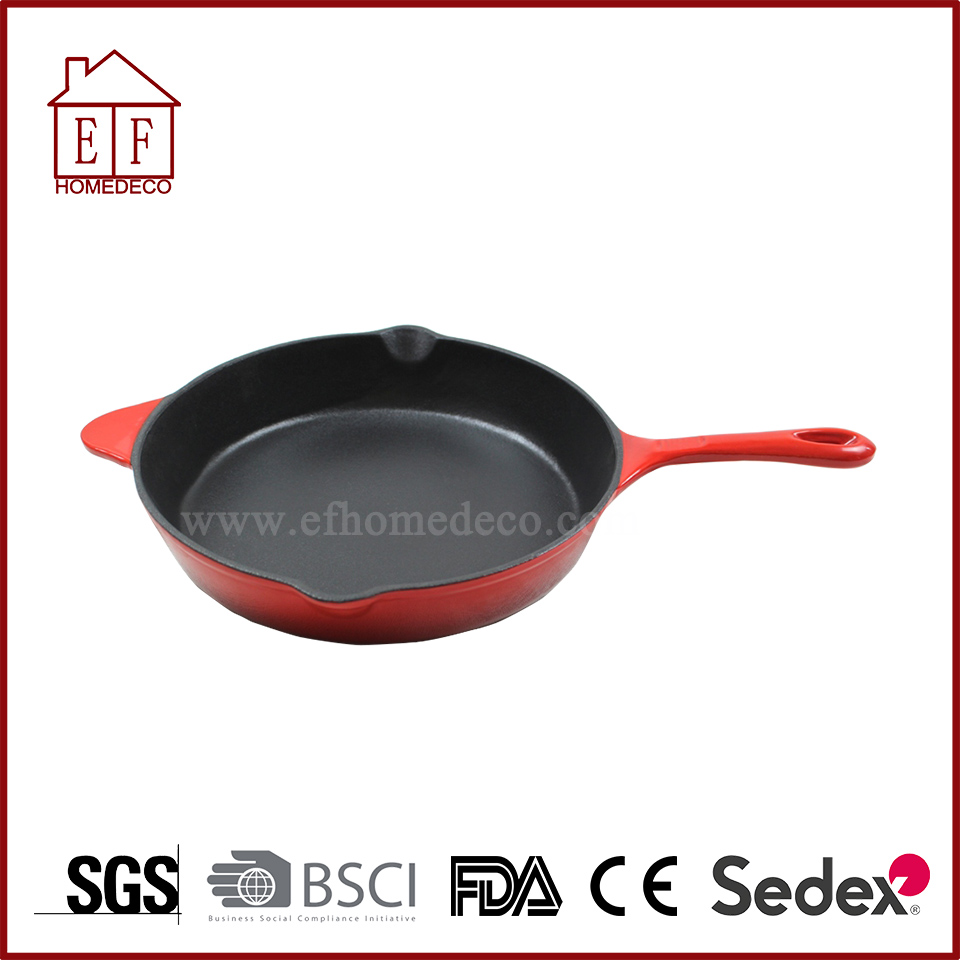 Enamel Cast Iron Skillet