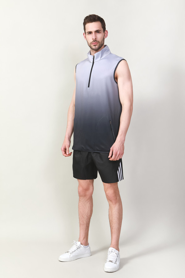 Men's Knit Fast Speed Dry Printed Vest