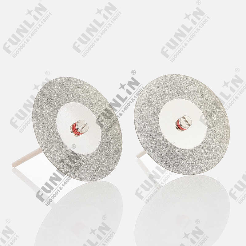 Electroplated diamond blade with shaft