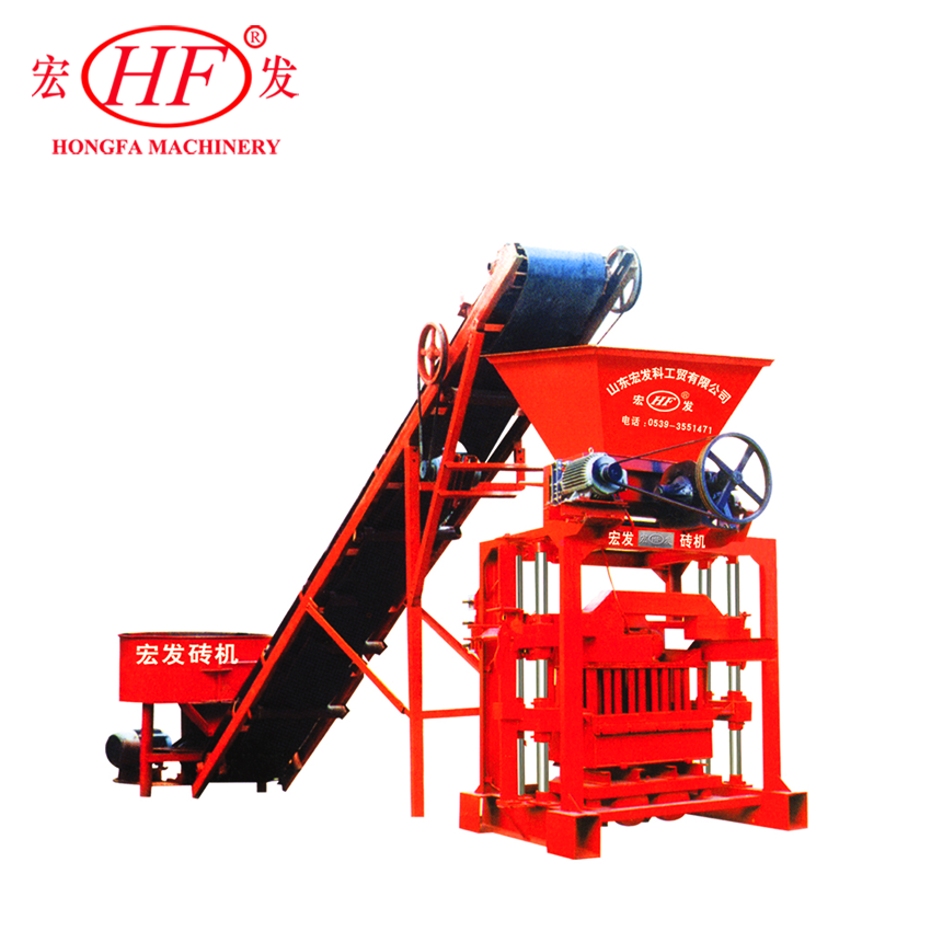 Adopt control box QTJ4-35 block making machine small paver machine