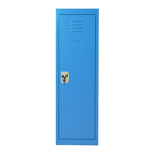 Steel blue children's storage locker