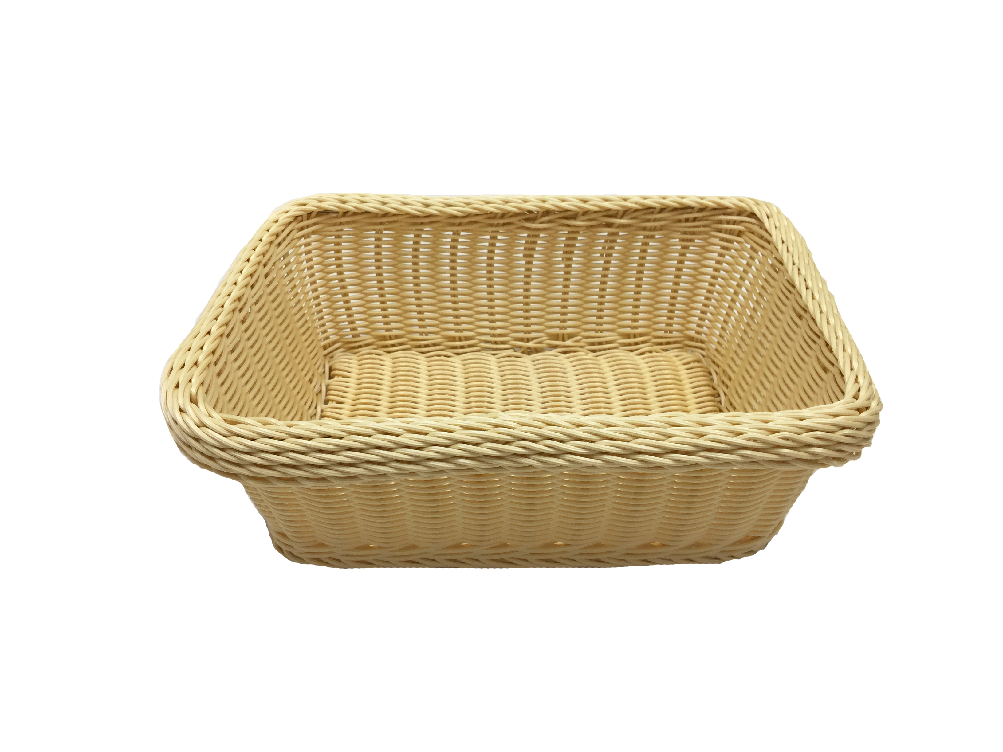 Pp Rattan Plastic Basket Rectangular