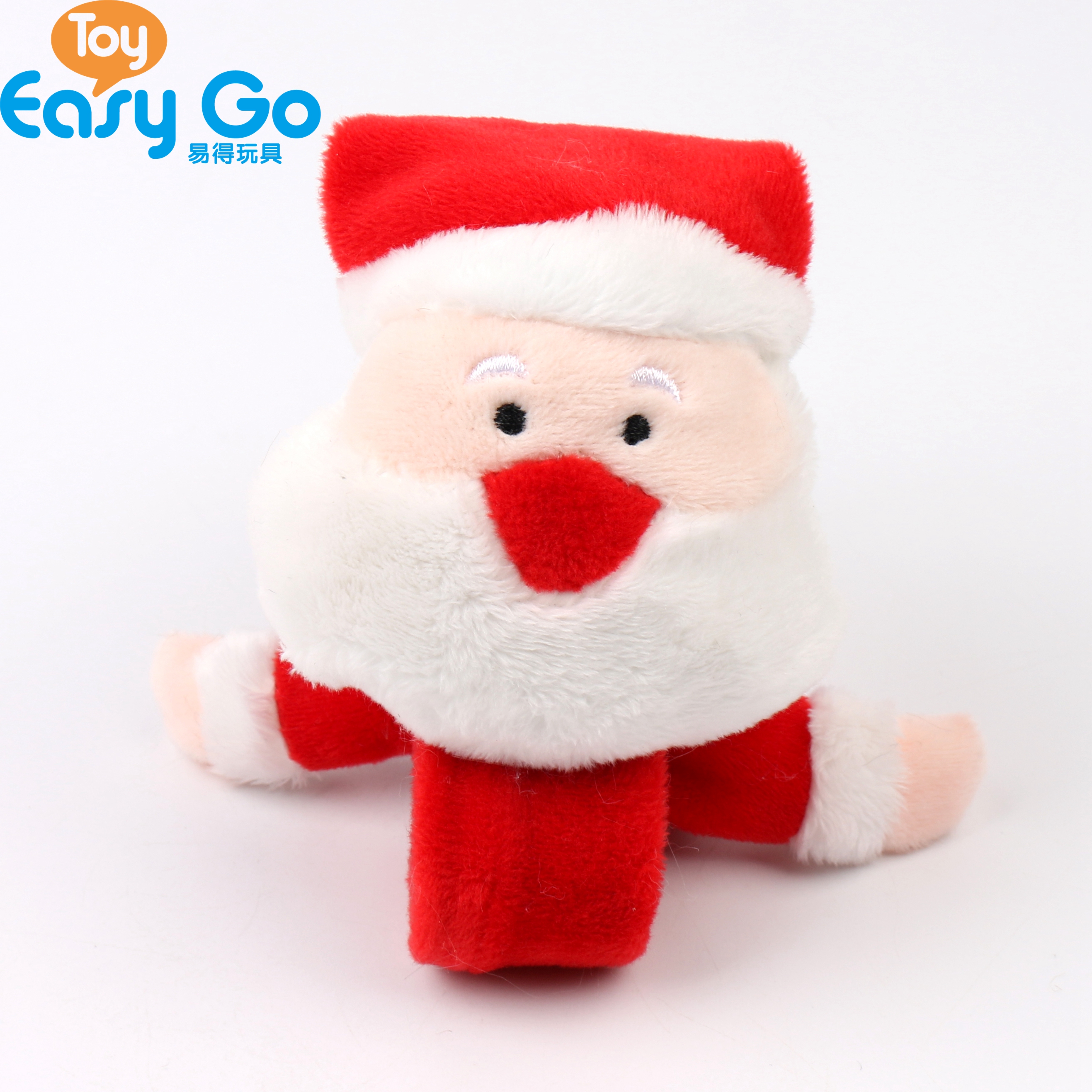Plush slap band bracelet christmas series claus santa