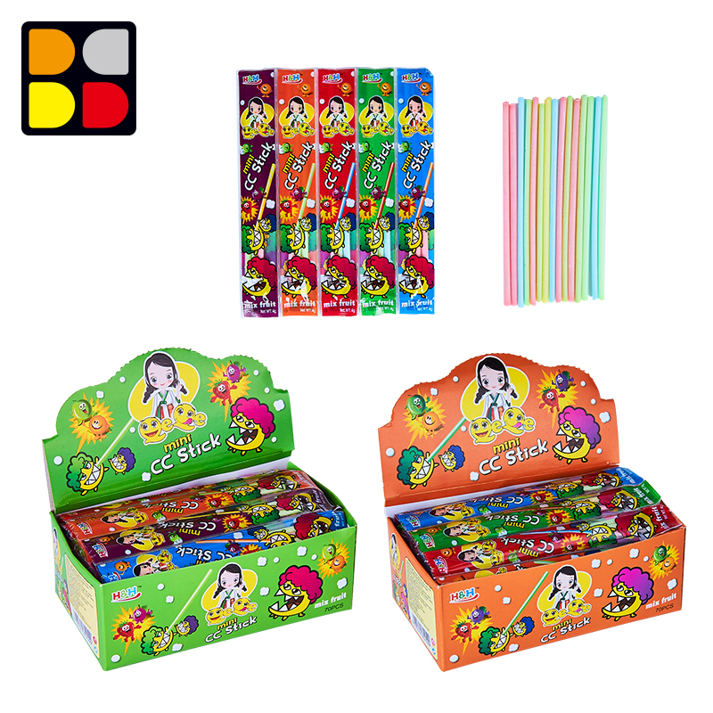 Fruit Flavor Mini Cc Stick Candy