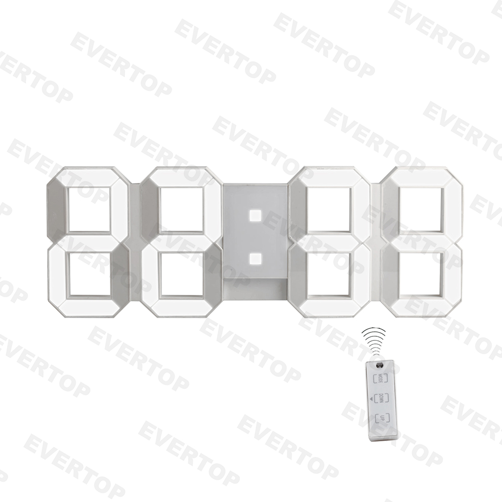 Jumbo LED Digital Wall Clock for Home Deco ET524
