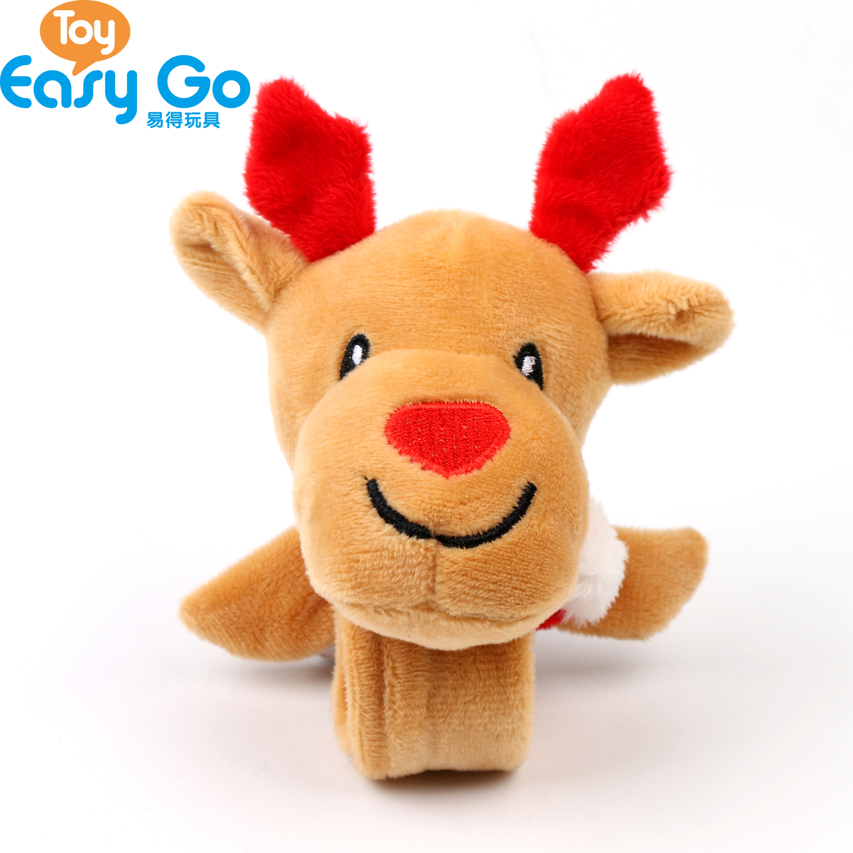 Plush slap band bracelet christmas series elk