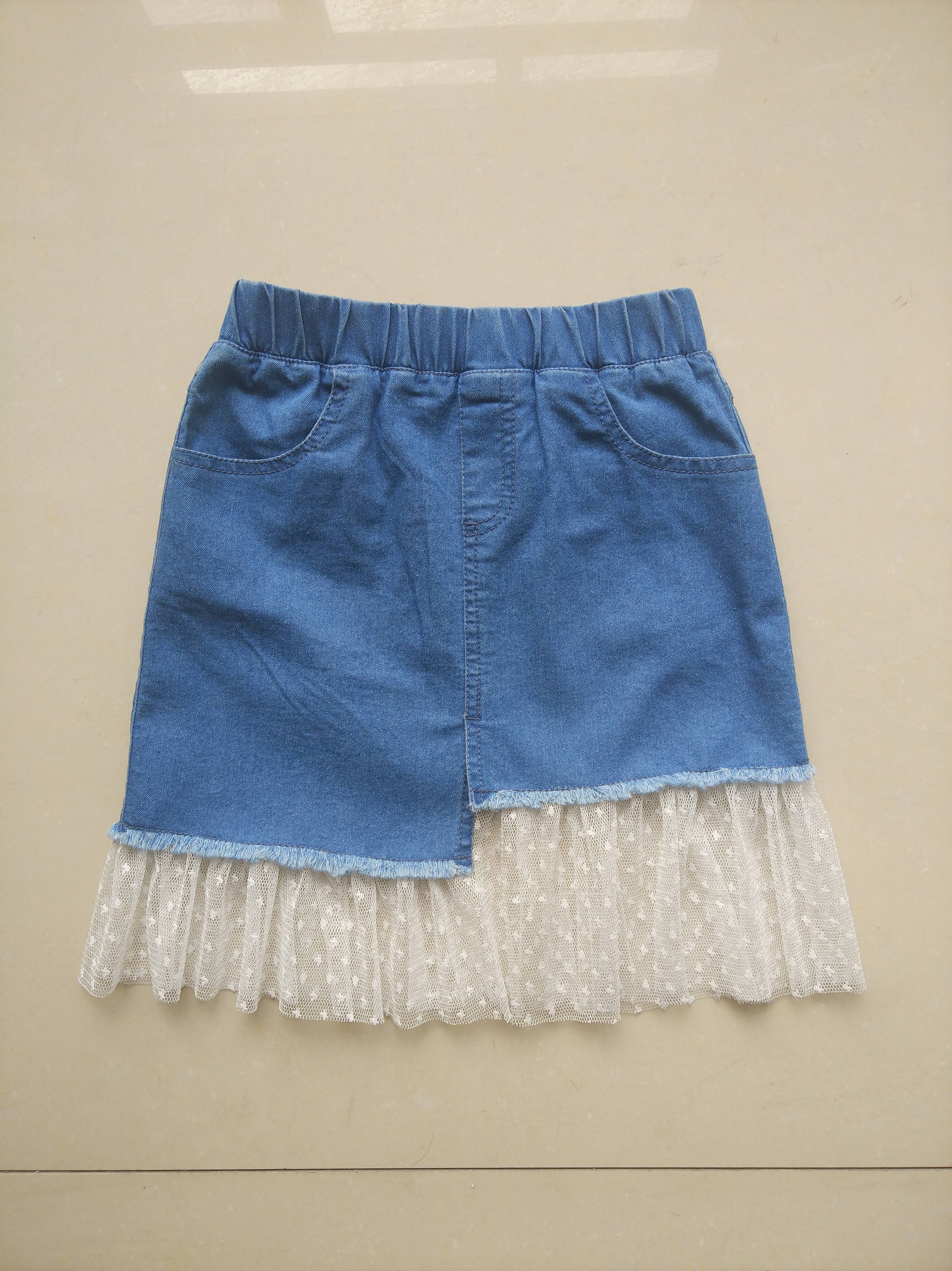 Girl's denim skirt