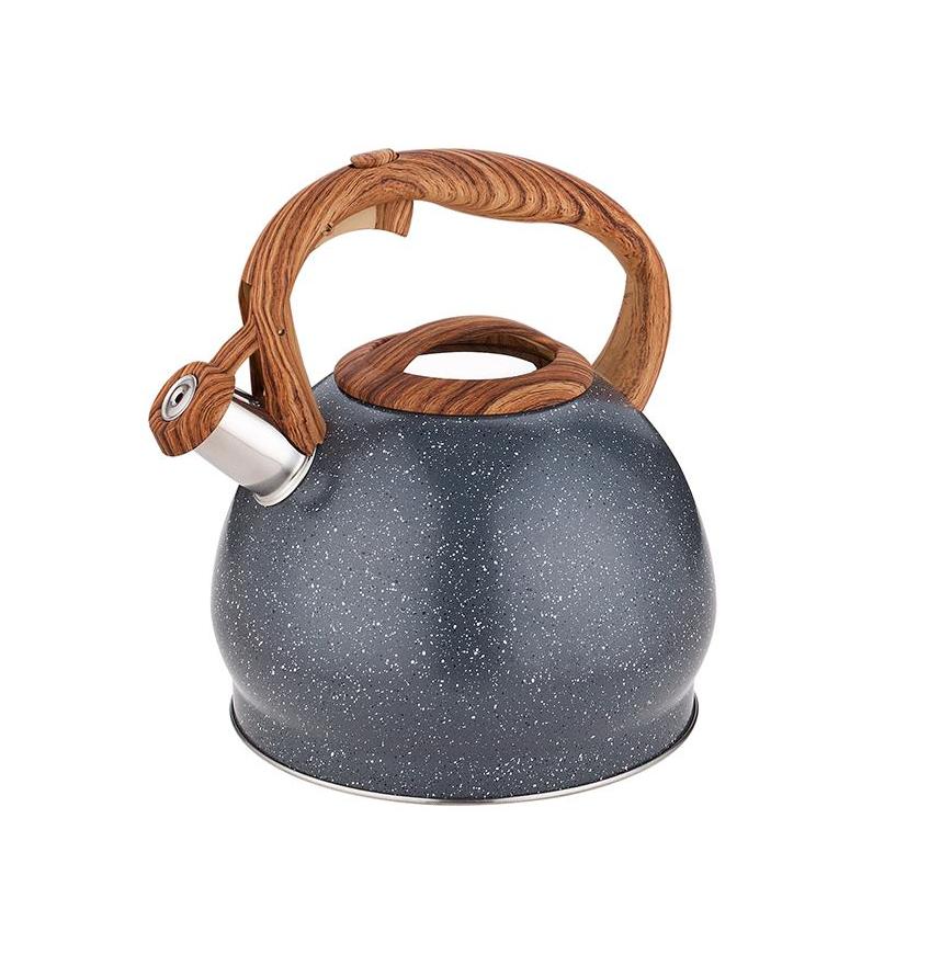 Stainless steel whistling water tea kettle for induction cooker