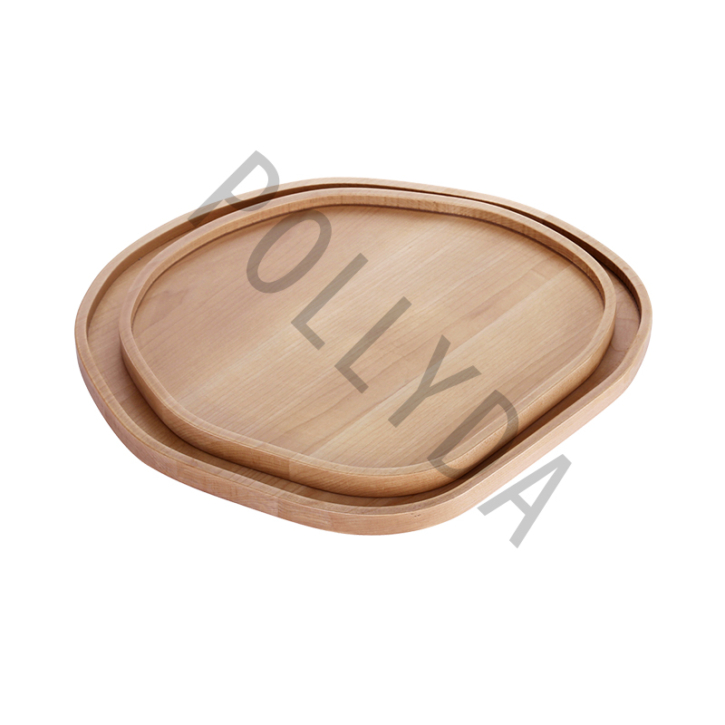 Maple Wood out-of-shape snack Tray MAD006