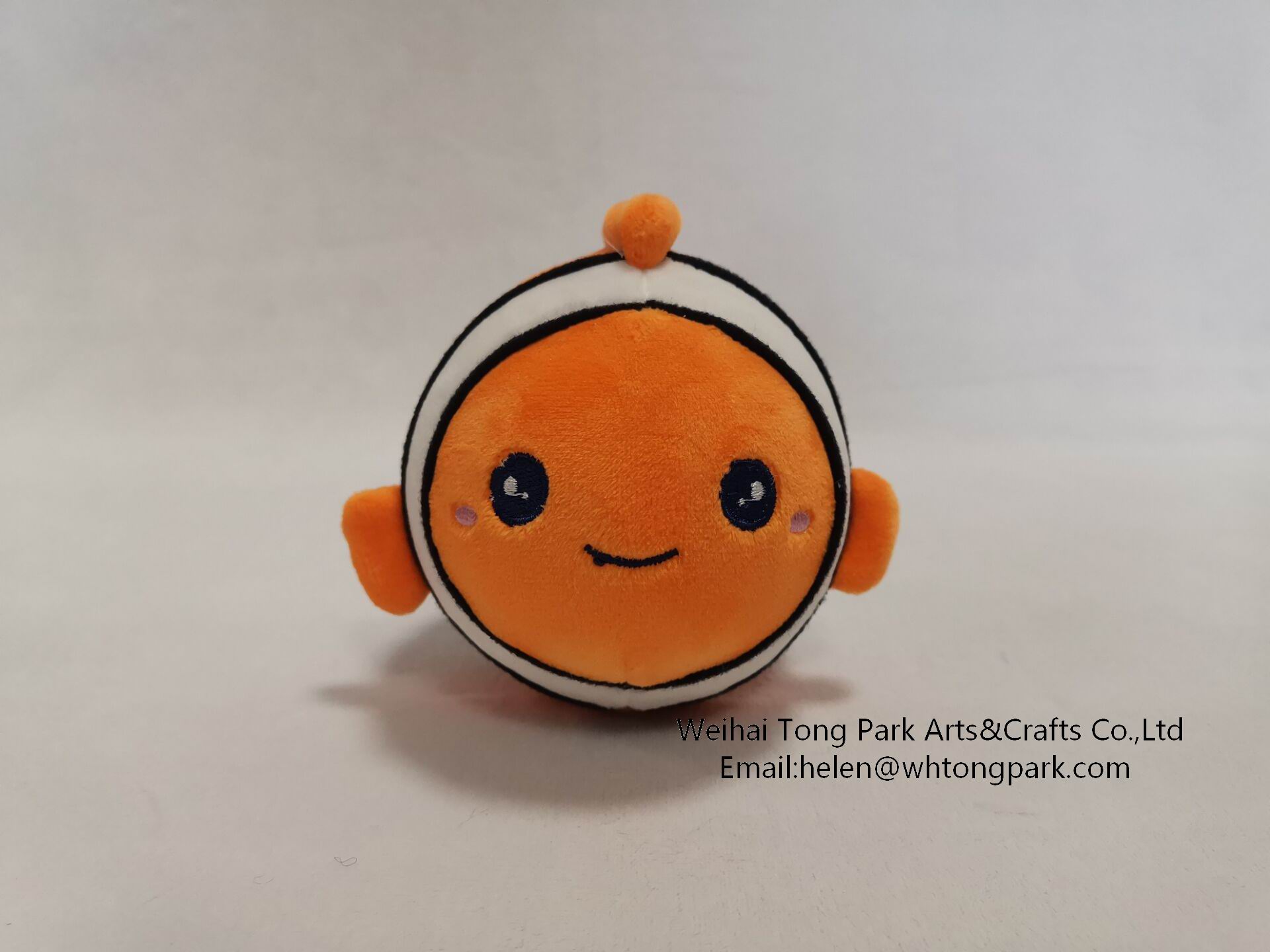 Plush Toys 9cm clown fish(memory foam stuffed cute soft plush squishy ball)
