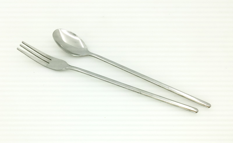 Tumble polish stainless steel tea spoon tea fork