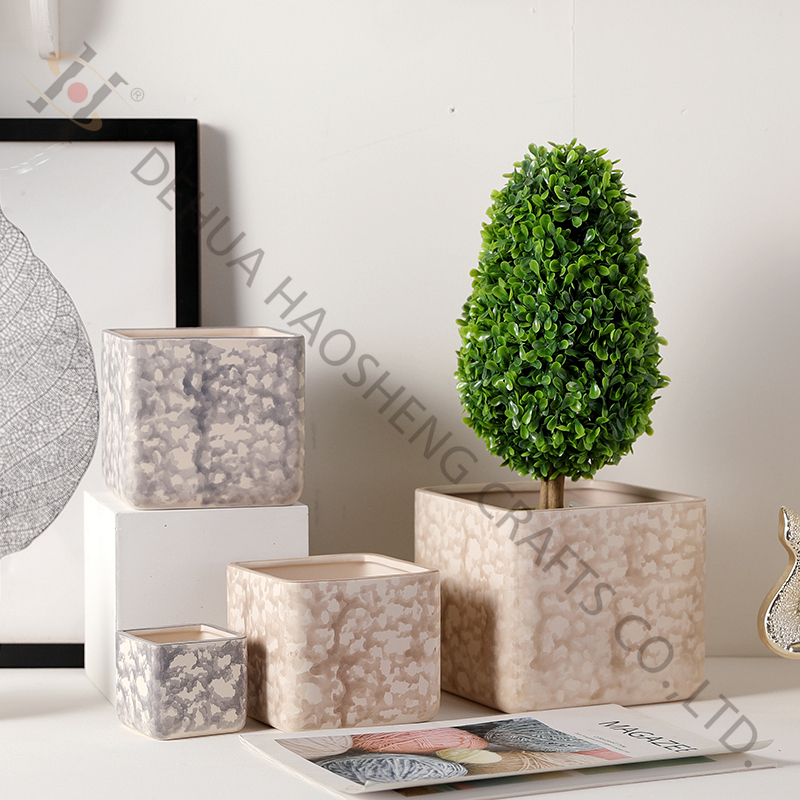 Ceramic Square Flower pot