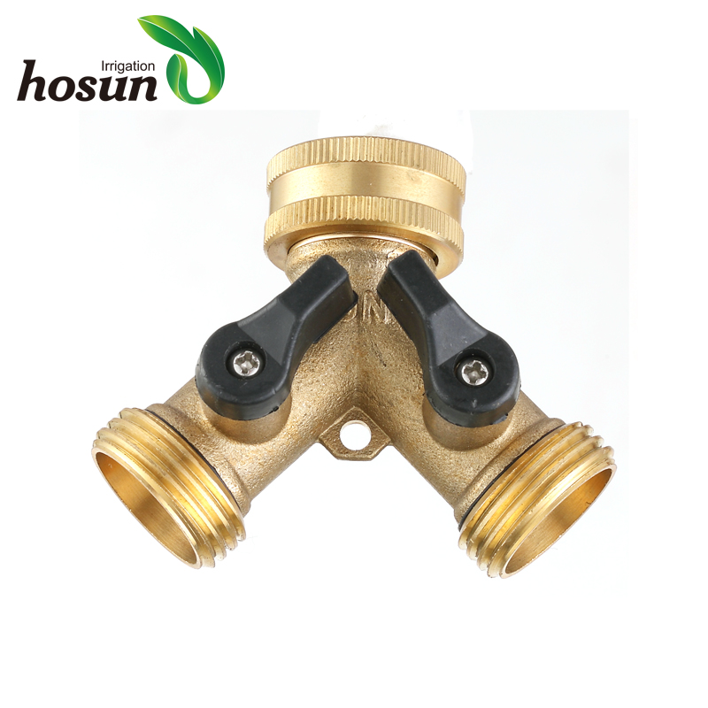 3/4" Garden Hose Splitter Y Hose Connector