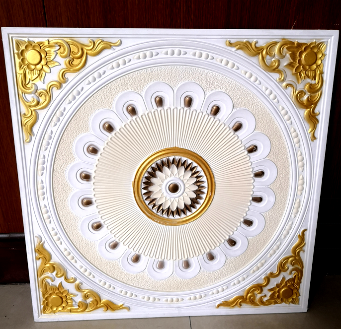 Fiberglass reinforced gypsum ceiling