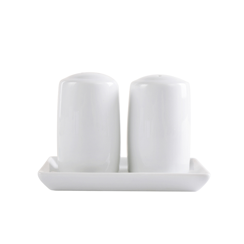 S/3 Salt & Pepper With Dish