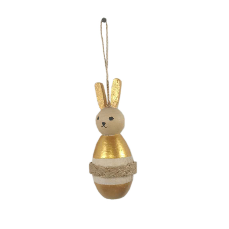 wooden easter bunny