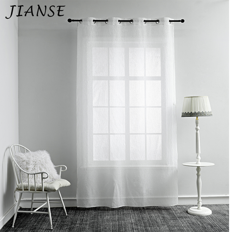 CURTAIN G2834 Dolly sheer feather stripe pure color curtain fabric engineering curtain indoor window covering