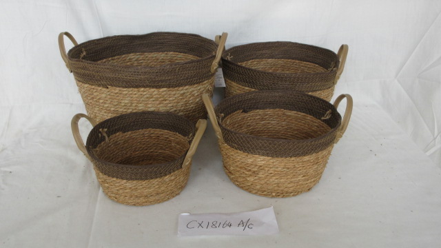 Storage basket,Natural Grass asket set4