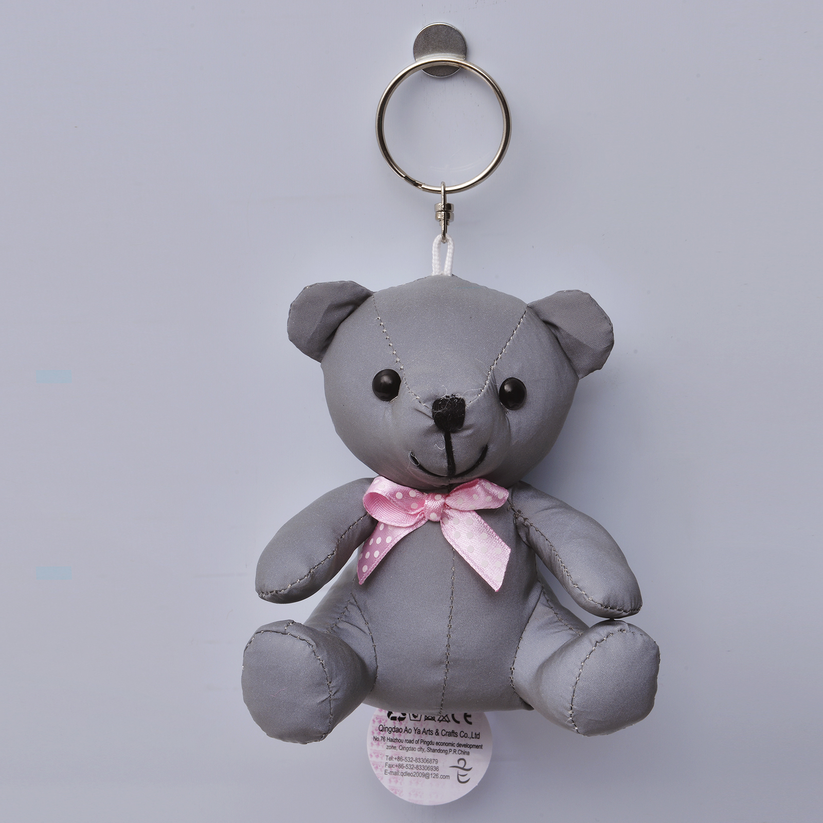Small plush toys with key rings