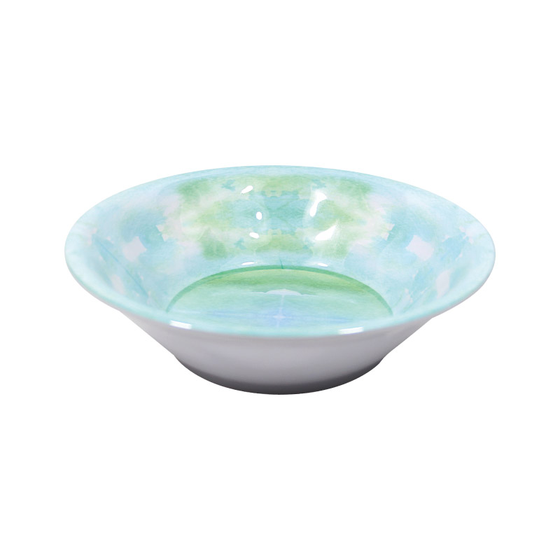 Dia 8"x 2.17" Scallop Hammered Bowl Melamine