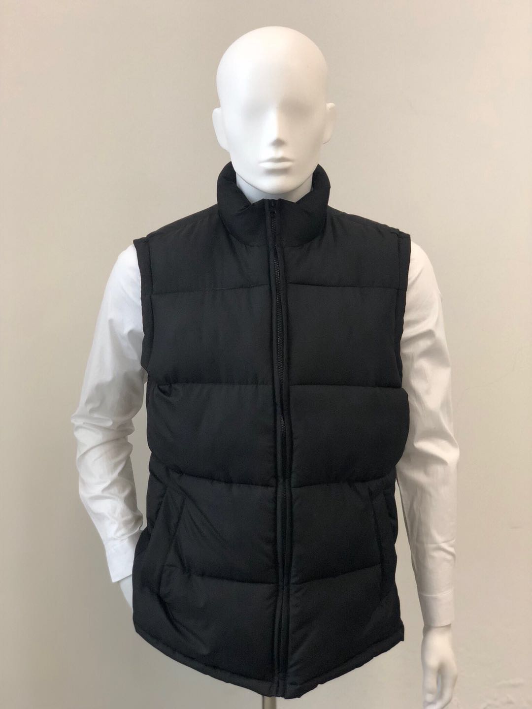 Men's vest, fake down vest, body warmer