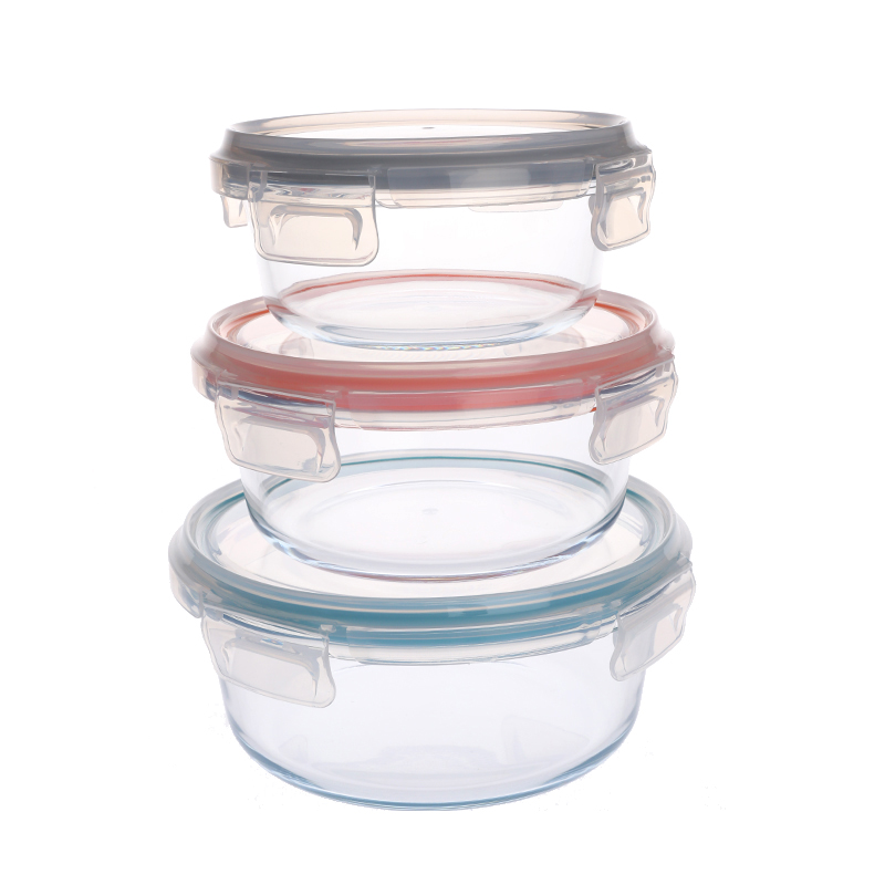 Glass food container box