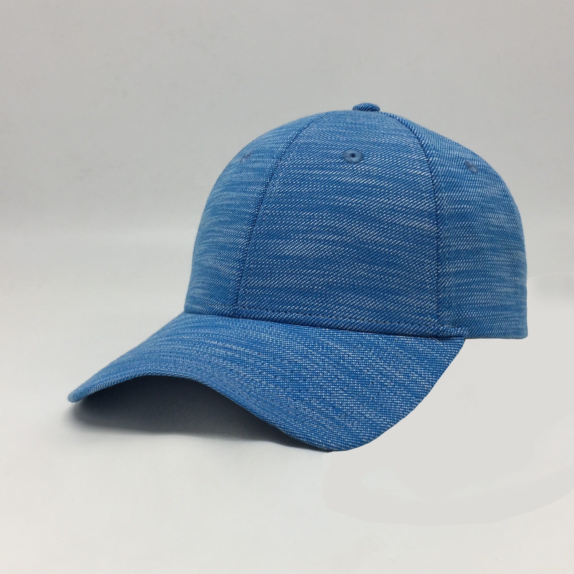 Custom fashion baseball cap with 6 pieces jacquard fabric