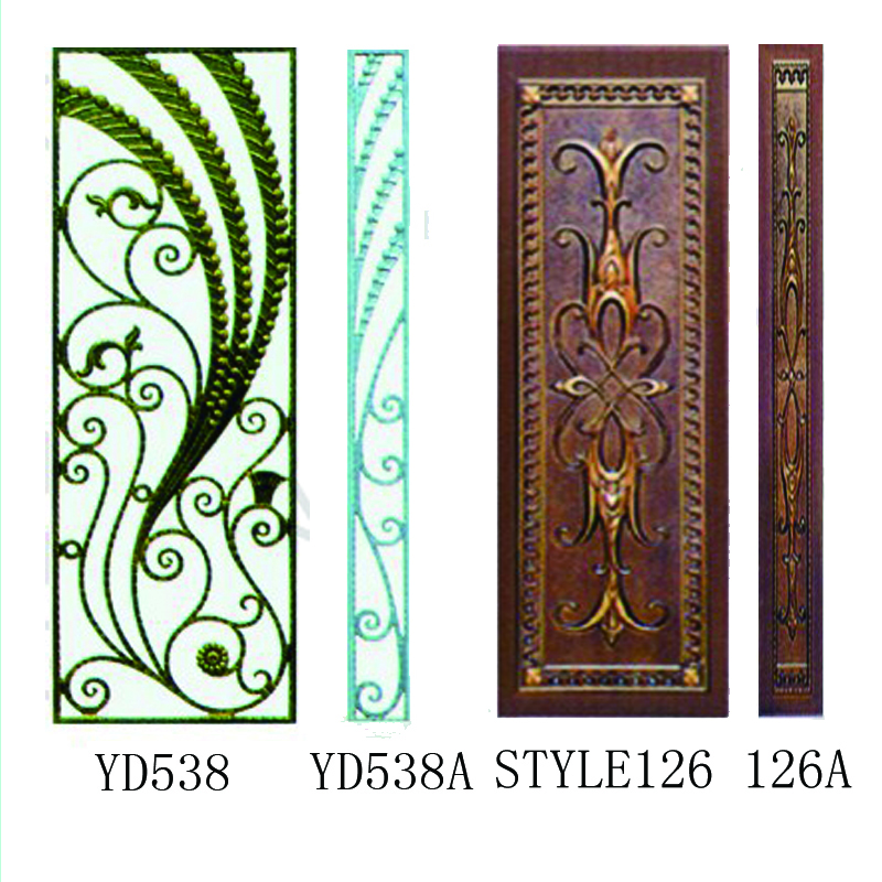 Cast aluminium panel