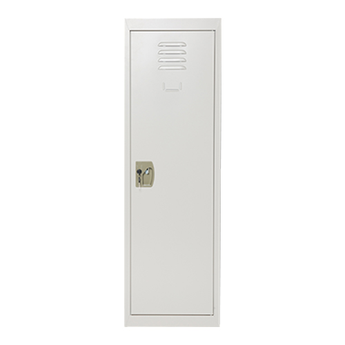 Steel white children's storage locker