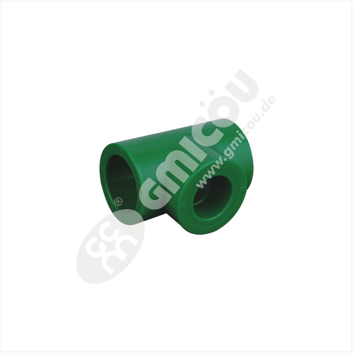PPR three-way pipe fitting with same size