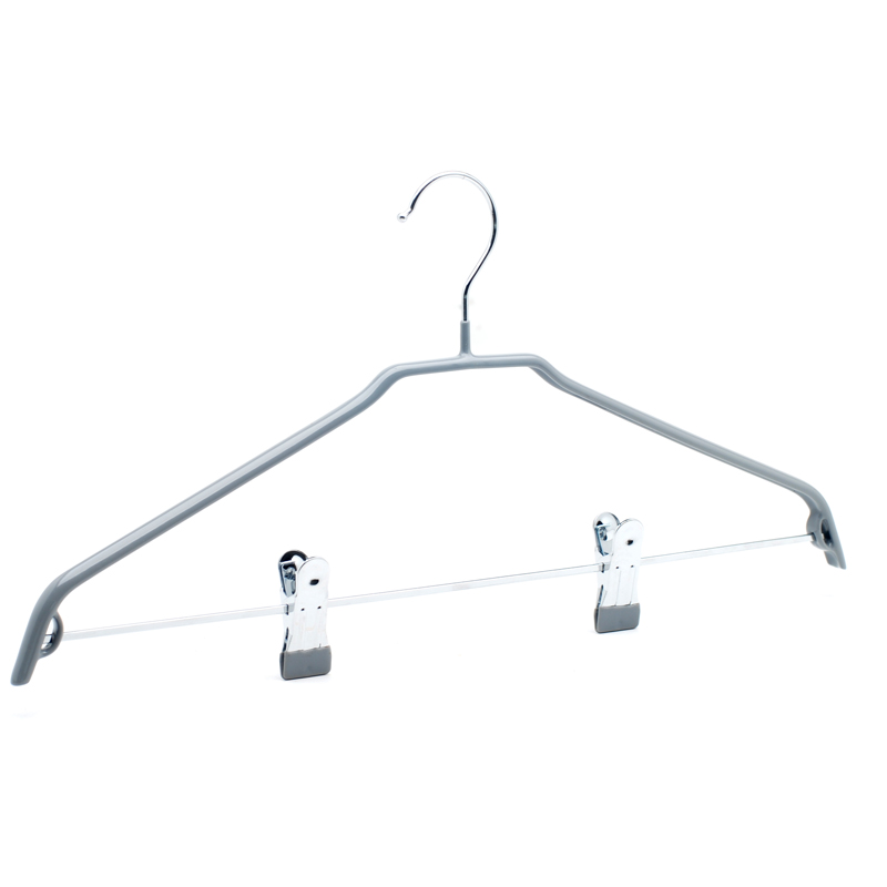 Metal hanger wire hanger PVC hanger suit hanger with clips