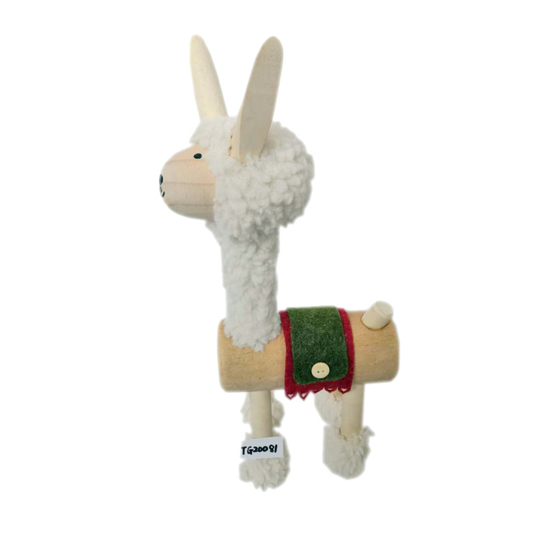 wooden llama