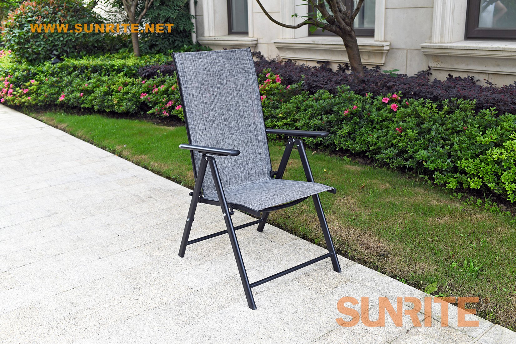 Nantes patio adjustable dining recling armchair