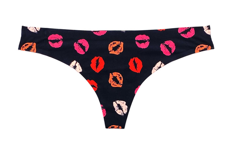 Ladies Laser Cut Thong