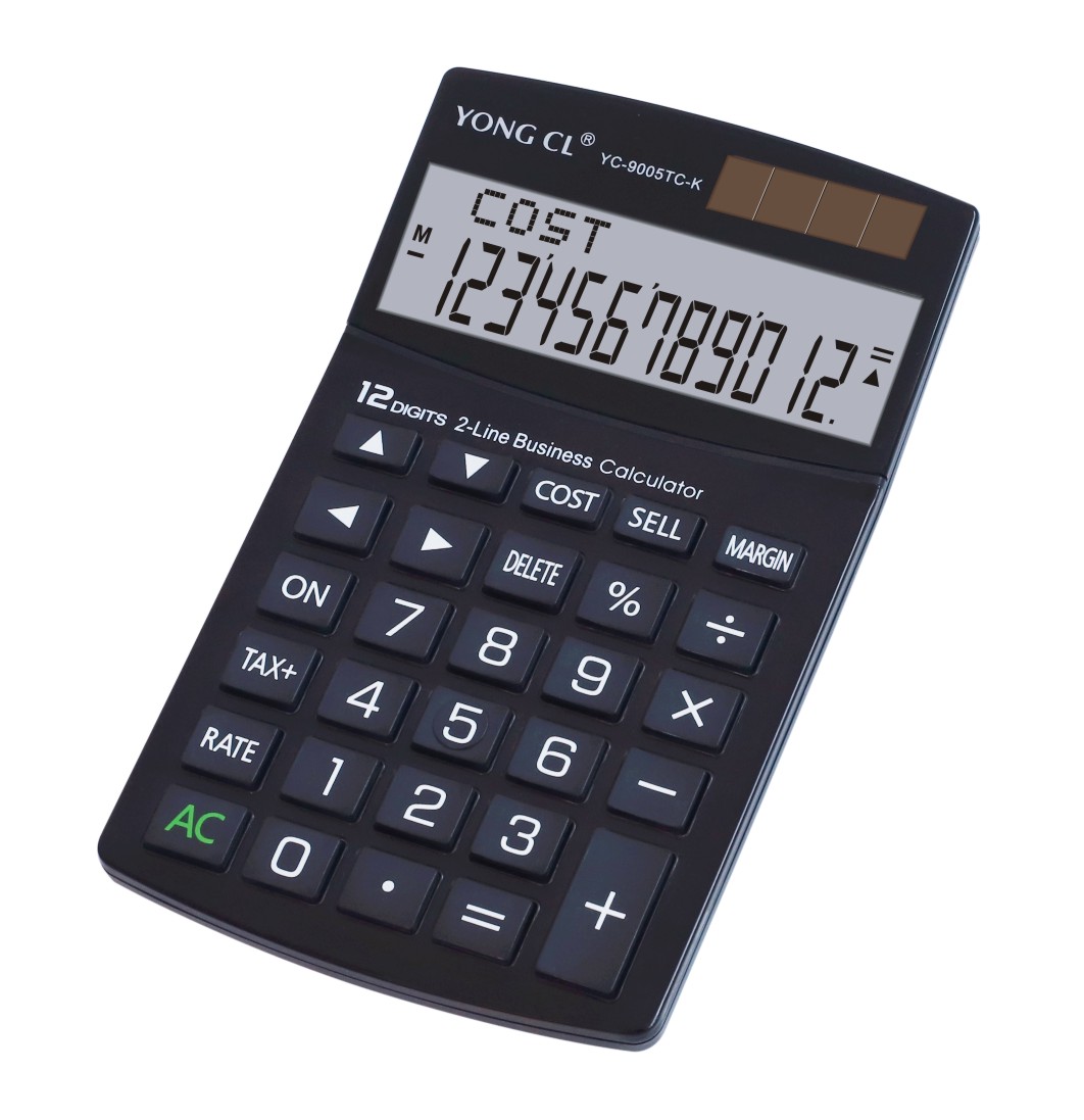 Big Size New Desk Top Dual Power Business Cost+ Sell+ Margin & Tax Function Calculator