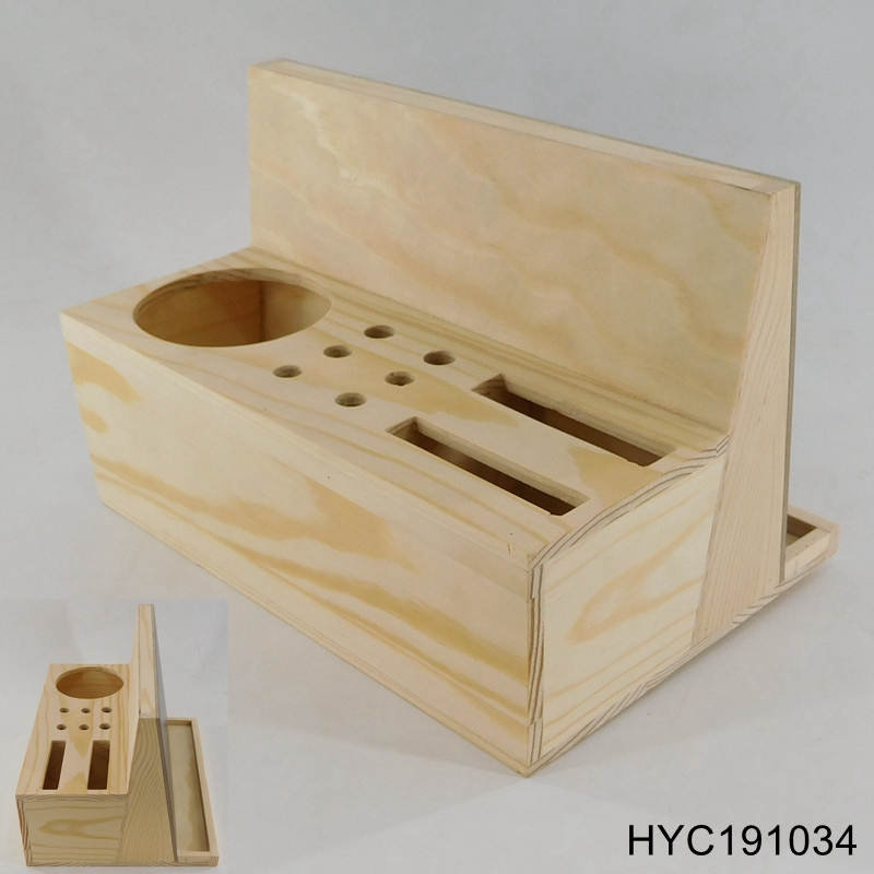 wood desktop organizer