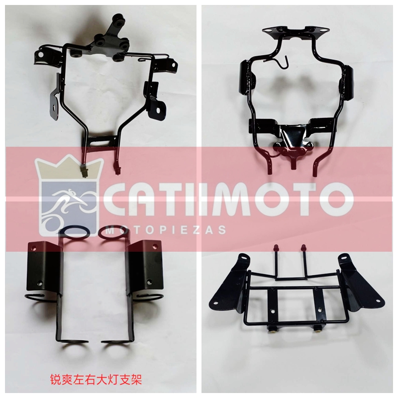 Motorcycle headlamp holder