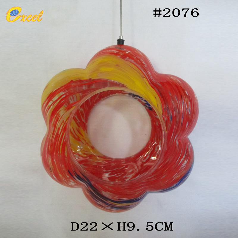 Glass bird feeder