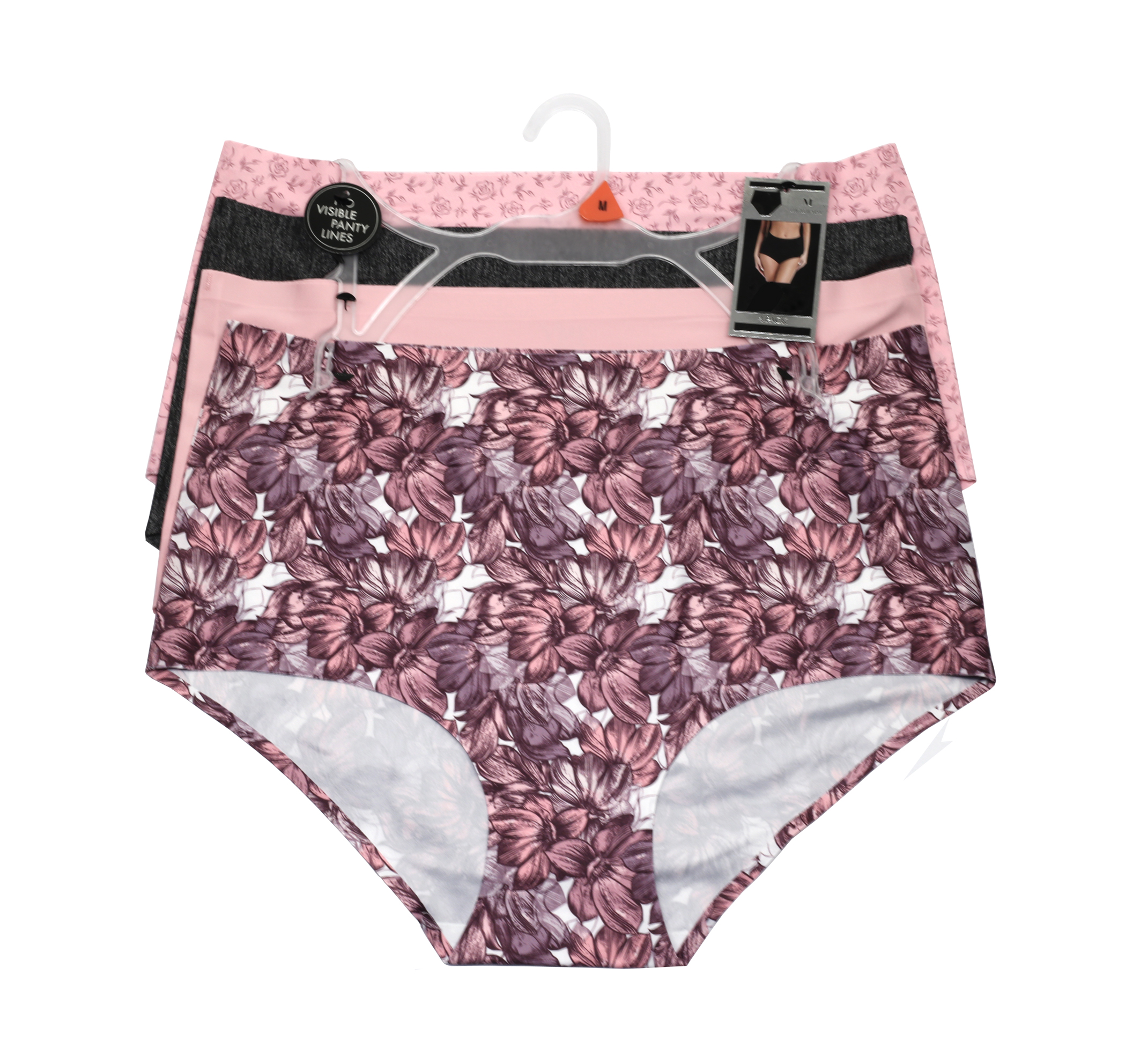 Ladies Laser Cut High Waist Hipster